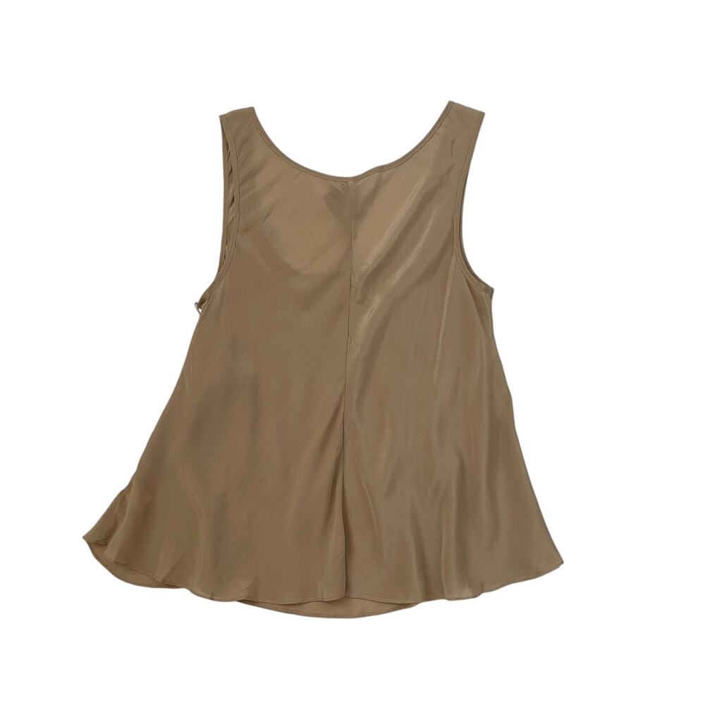 NWT Anthropologie ARATTA Silk Tank with Gold Sequin and Bead Embroidery - Size M - Picture 2 of 5